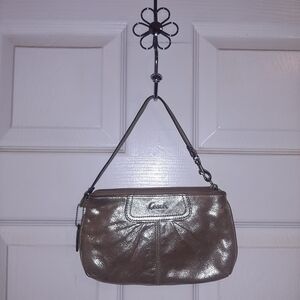 Coach Gold Wristlet